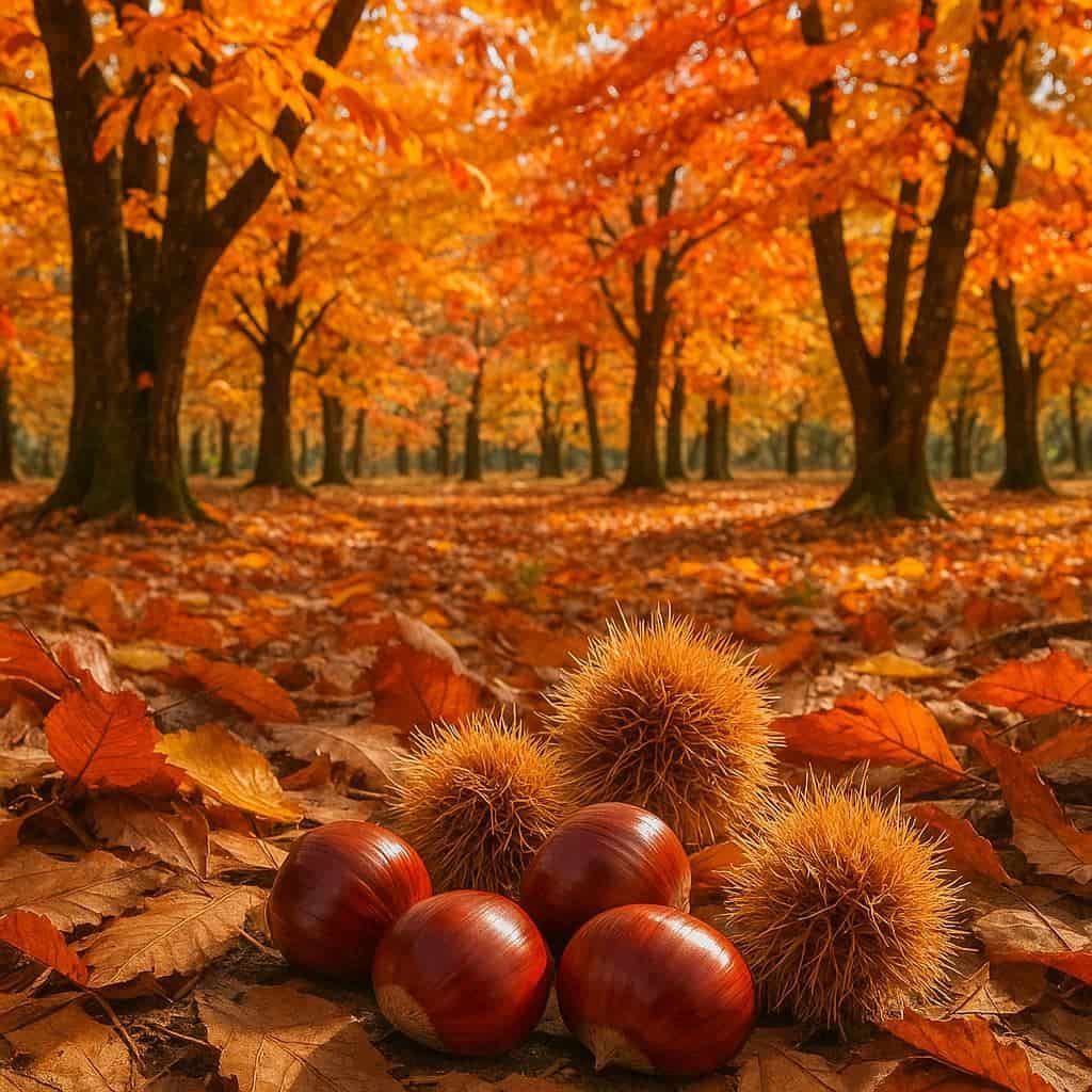 Talamelllo e i castagneti vicino Rimini